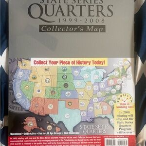 State Series Quarters Collector's Map